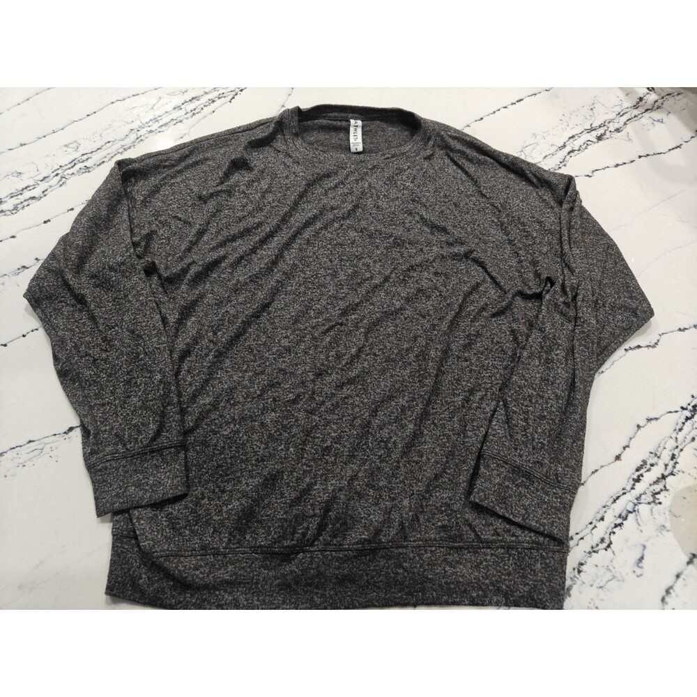 Athleta Long Sleeve Sweater Shirt Women’s Sz Small Heather Gray